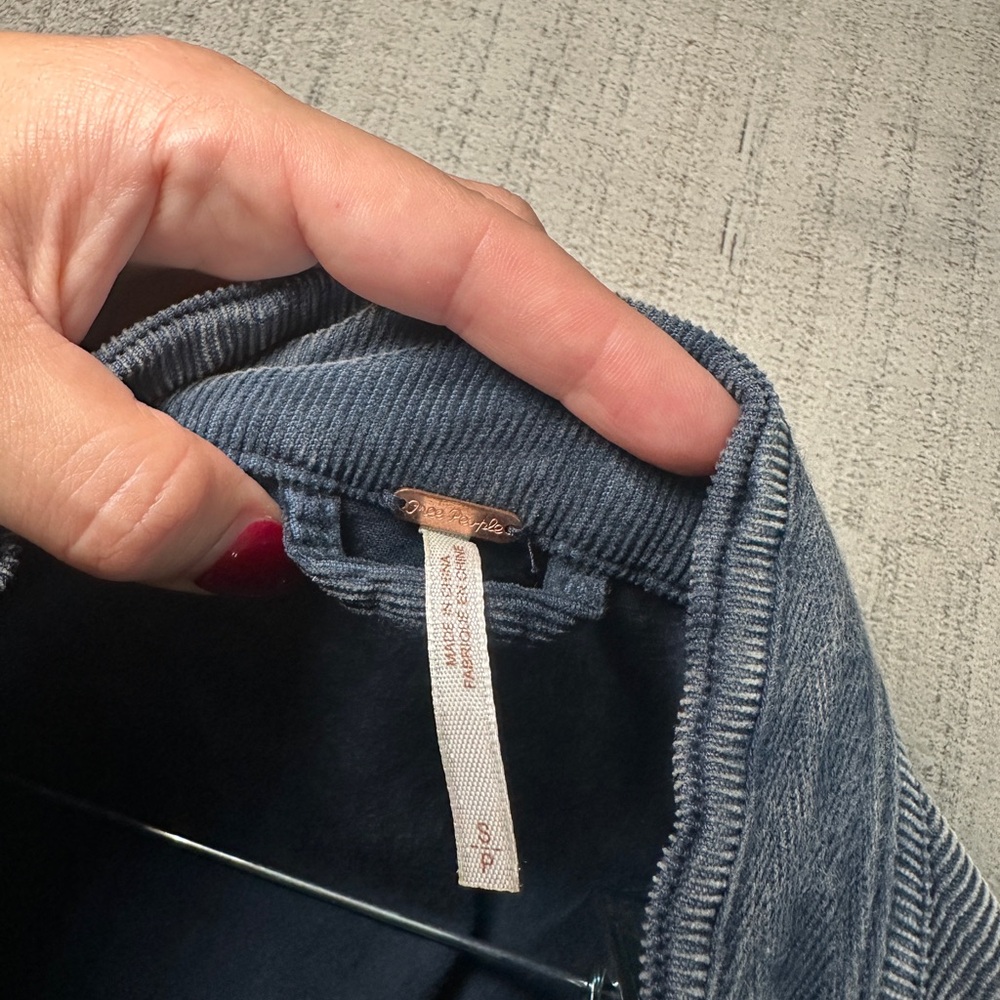Women's Navy Military Style Blazer - Picture 2 of 2
